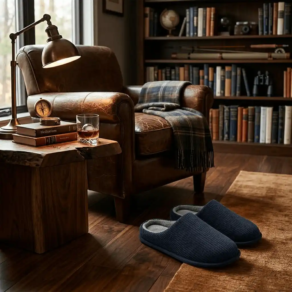 Men’s Corduroy Slippers for Homewear – UT-MS1001