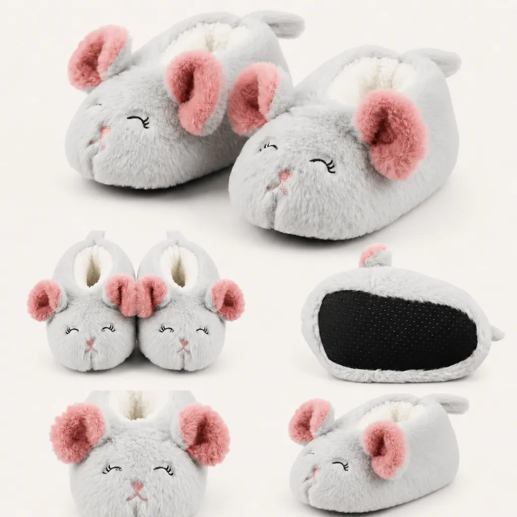 Kids’ 3D Mouse Slippers FAQ – UT-CS1010