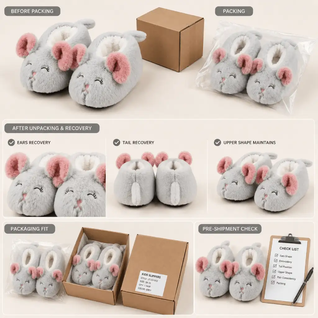 3D Mouse Slippers Packing Recovery – UT-CS1010