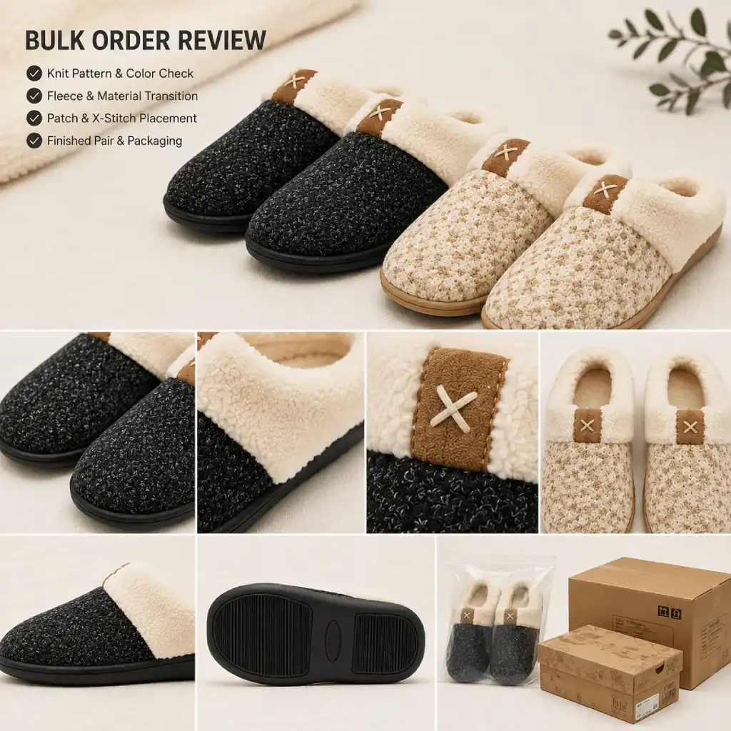 Women’s Knit Slippers Bulk Order Review – UT-WS1001