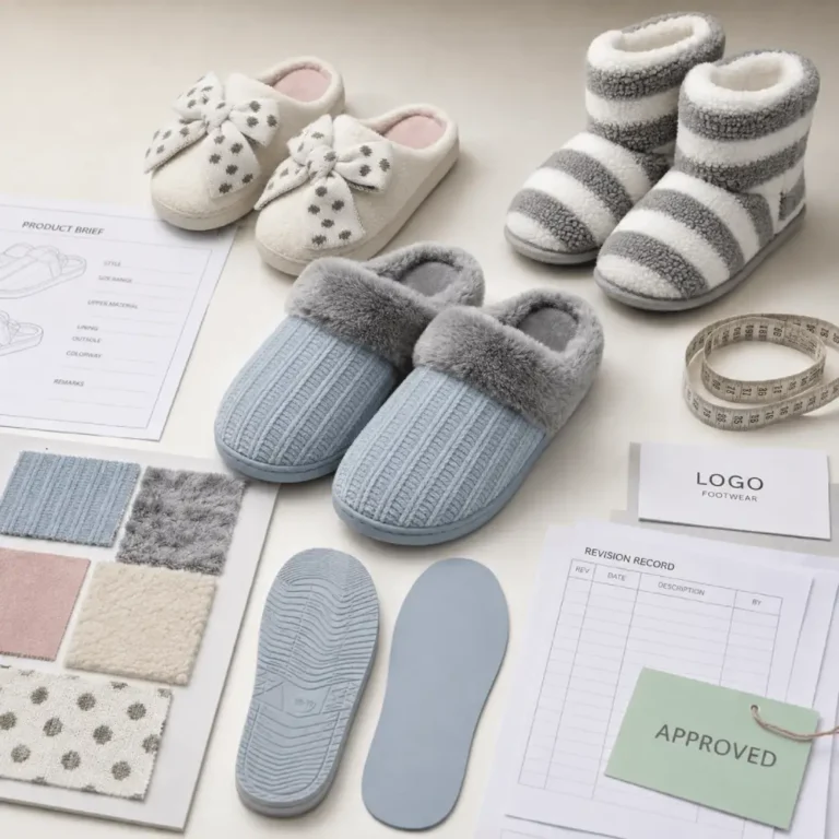 Footwear Development Process for Custom Indoor Slippers: 8 Practical Stages