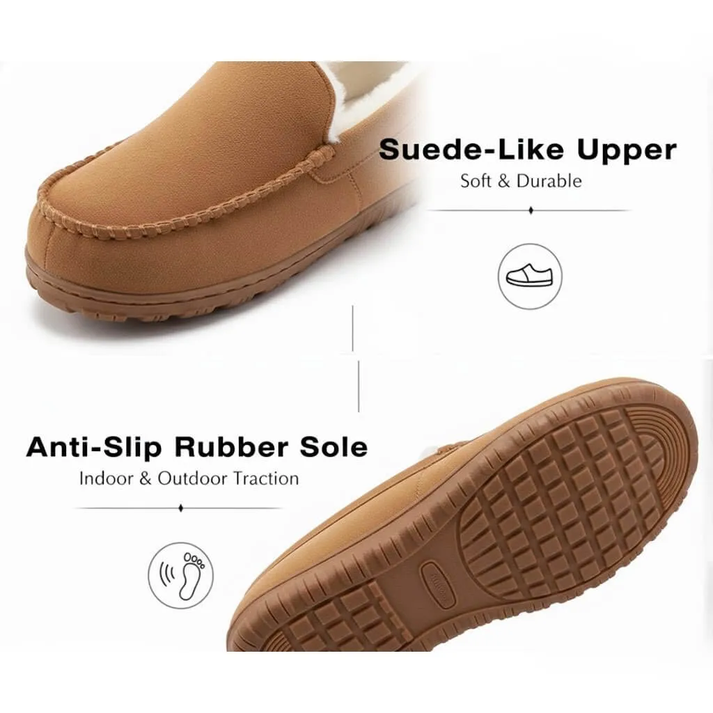 micro suede fabric detail brown slippers Micro Suede Closed Back Slippers
