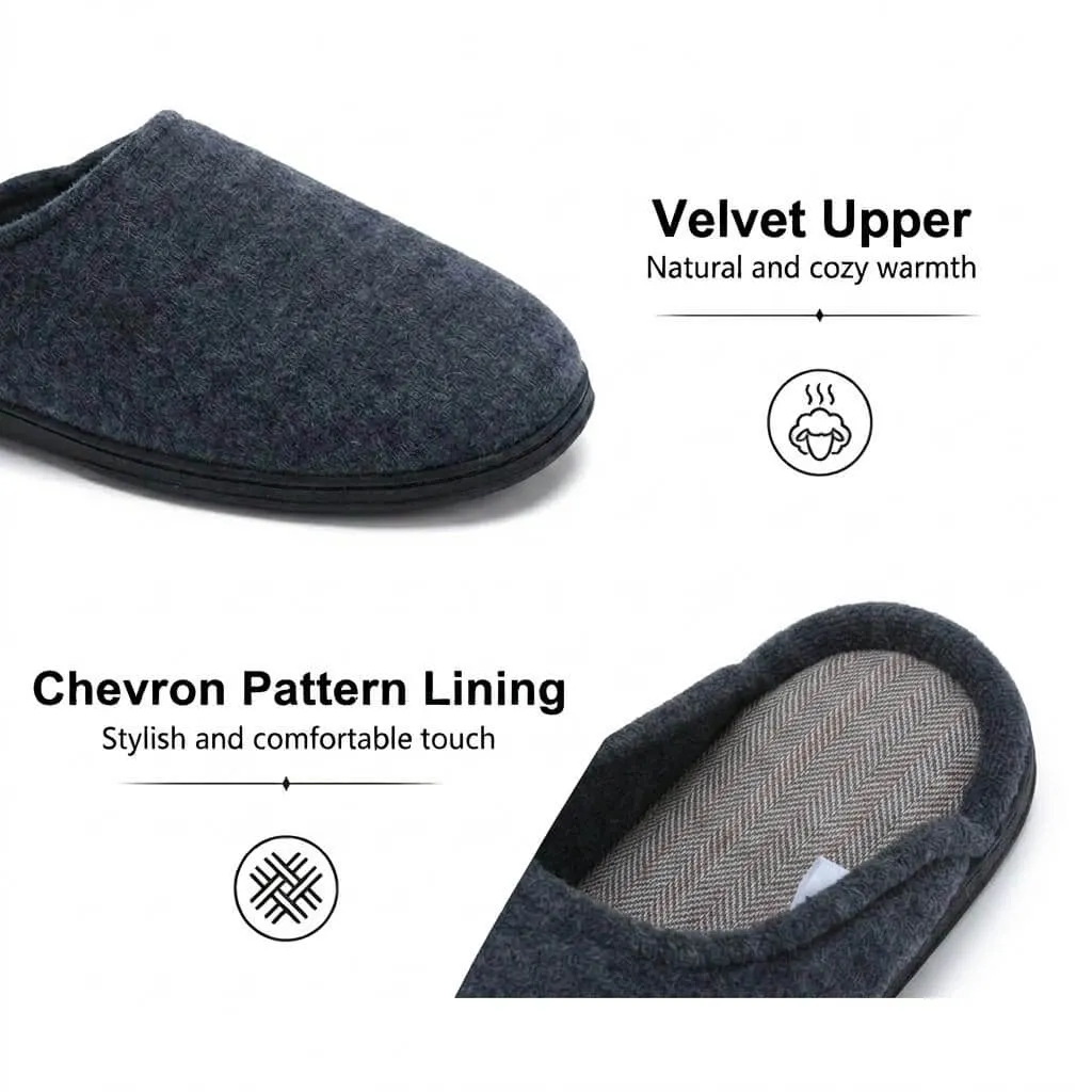 plush velvet fabric closeup Velvet Open Back Slippers