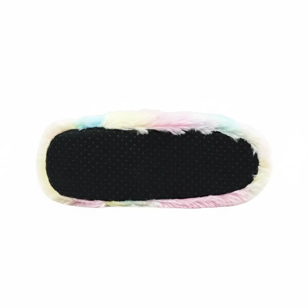 Rainbow Unicorn Ballerina Slippers Sole – UT-WS1031 anti slip sole multicolor ballet slippers Rainbow Unicorn Ballerina Slippers