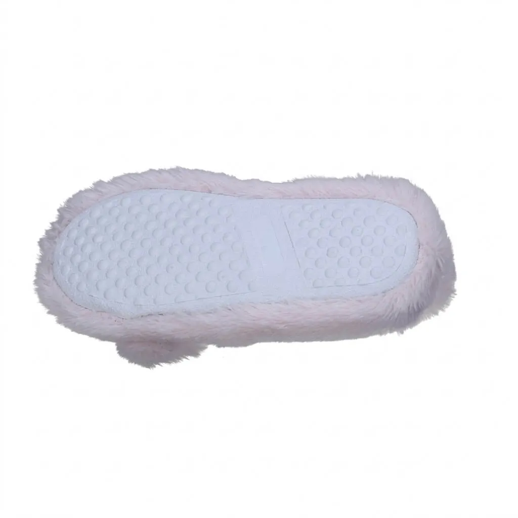 Plush Fox Ballerina Slippers Sole – UT-WS1032 anti slip bottom pink ballet slippers Plush Fox Ballerina Slippers