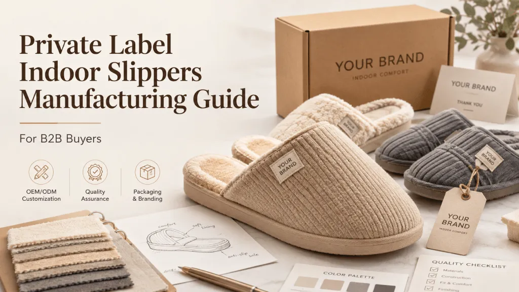 Private Label Indoor Slippers Manufacturing Guide for B2B Buyers