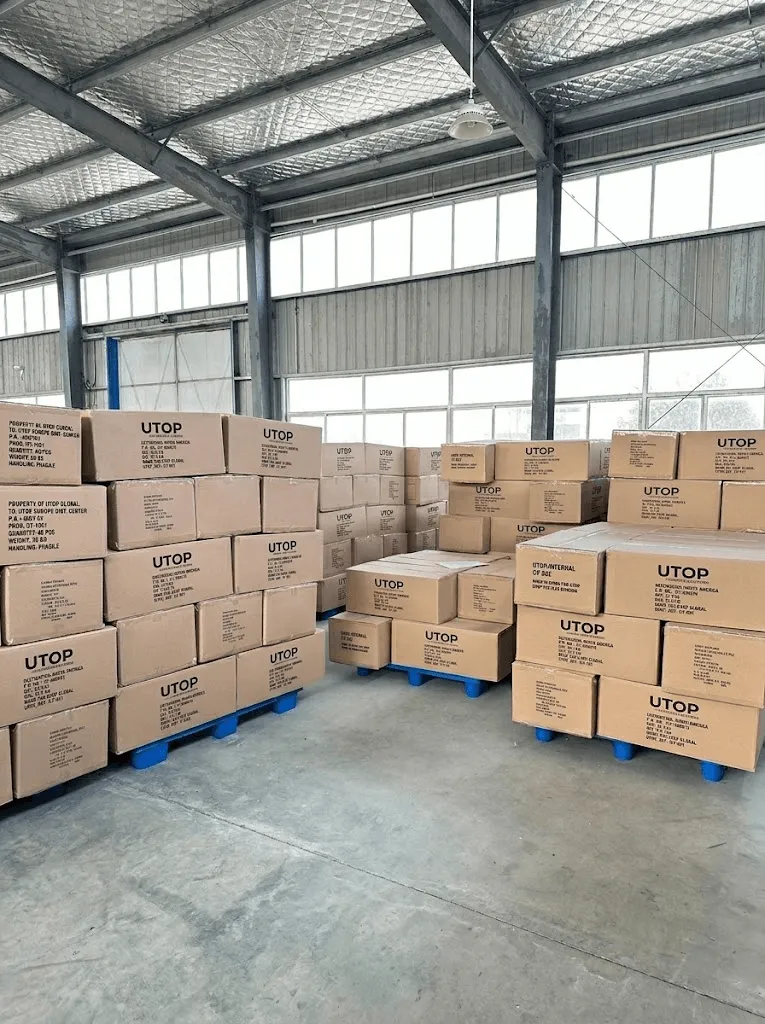Custom slipper packaging cartons ready for shipment review