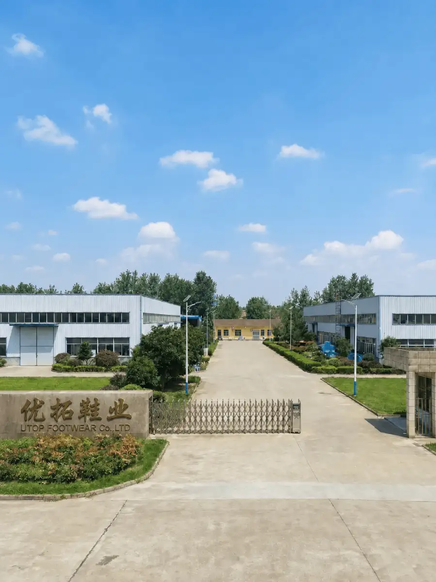 Utop Slippers factory tour entrance for indoor slipper production